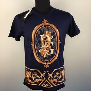 Dolce&Gabbana Dark Navy T-shirt Men Size : Small
